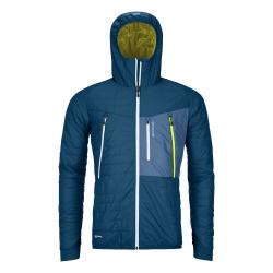 Bunda Ortovox Swisswool Piz Boe Jacket Men's Petrol Blue